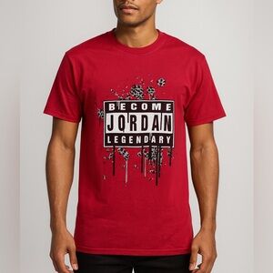 Jordan Legendary Red Short Sleeve Tee